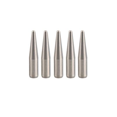 12pcs Archery Arrowhead Glue on Arrow Tips Field Points Inner Diameter 8mm Stainless Steel Arrow Broadheads Hunting Practice Arrowheads Target Point for Bamboo Wooden Arrow Shaft
