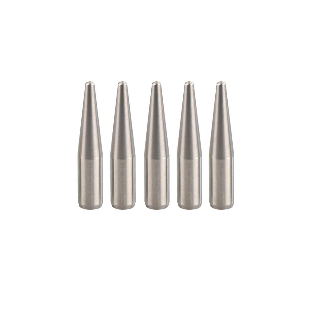 12pcs Archery Arrowhead Glue on Arrow Tips Field Points Inner Diameter 8mm Stainless Steel Arrow Broadheads Hunting Practice Arrowheads Target Point for Bamboo Wooden Arrow Shaft