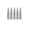 12pcs Archery Arrowhead Glue on Arrow Tips Field Points Inner Diameter 8mm Stainless Steel Arrow Broadheads Hunting Practice Arrowheads Target Point for Bamboo Wooden Arrow Shaft view 1