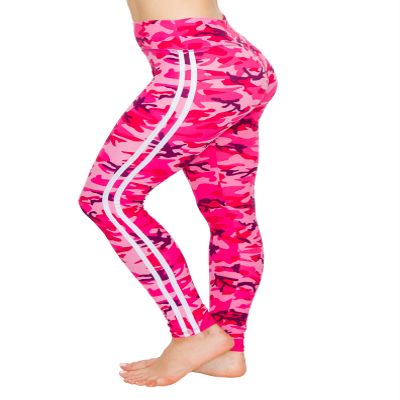 ALWAYS Women's High Waist Yoga Leggings - Camo Military Army Premium Soft Stretch Workout Pants 173 One Size