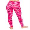 ALWAYS Women's High Waist Yoga Leggings - Camo Military Army Premium Soft Stretch Workout Pants 173 One Size view 3