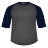 B-Baseball Tee Graphite/Navy Medium view 1