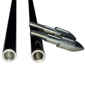 Capitano 30-Inch Archery Fiberglass Target Practice Arrow Replaceable Screw-in Tips with Nocks and Fletches, 76CM (3 Dozen)