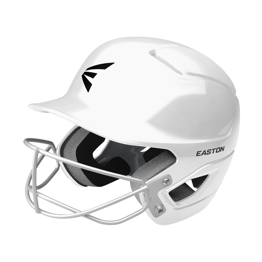 Easton | ALPHA Fastpitch Softball Batting Helmet with Facemask | T-Ball/Small | White