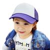 Personalised Toddler Kids Baseball Cap Custom Picture,Text Snapback Mesh Trucker Hats for Girls, Boys,Childs Purple view 3