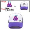 Personalised Toddler Kids Baseball Cap Custom Picture,Text Snapback Mesh Trucker Hats for Girls, Boys,Childs Purple view 4