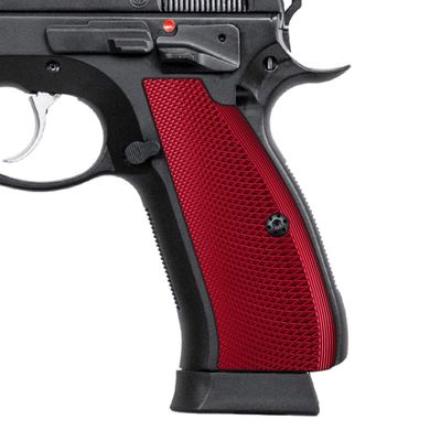 Cool Hand Aluminum Grips for CZ 75 Full Size, CZ 75 SP-01 Series, Shadow 2, 75B BD, Screws Included, SP1-PN-AR