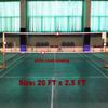 Badminton Replacement Net with Rope Cable, Universal 20ft Volleyball Badminton Pickleball Net for Garden School Yard Backyard Garden Training Gym Sport Supply view 3