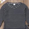 0-24M Newborn Infant Baby Boy Girl Long Sleeve T-Shirt Tee Tops Clothes Stripes Pant Fall Winter Casual Outfit Set (Navy Blue, 0-6 Months) view 3