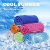 Peicees 20Pcs 40x12'' Microfiber Neck Cooling Towels Sports Sweat Towels Headband for Travel Beach Swimming Camping Climbing Gym Yoga Workout Backpacking, Quick Dry Super Absorbent Compact Lightweight view 2