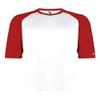 B-Baseball Youth Tee White/Red X-Large view 1