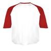 B-Baseball Youth Tee White/Red X-Large view 3