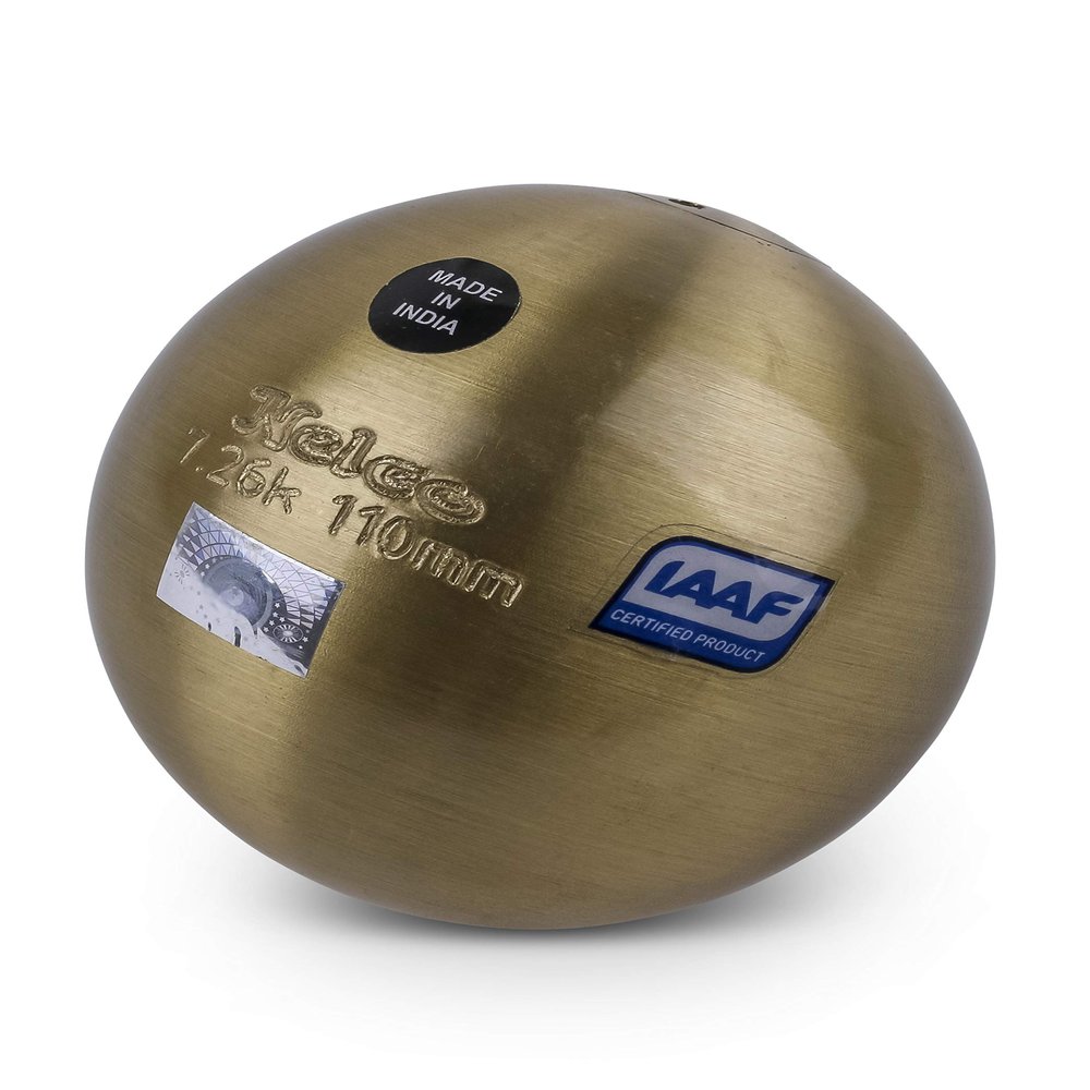Nelco Brass Competition Shot - 7.26 kg - 110 mm - IAAF