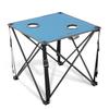ARROWHEAD OUTDOOR 26 (66cm) Portable Camping Folding Table, 2 Cup Holders, Square, Carrying Case, Steel Frame, High-Grade 600D Canvas view 1