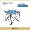 ARROWHEAD OUTDOOR 26 (66cm) Portable Camping Folding Table, 2 Cup Holders, Square, Carrying Case, Steel Frame, High-Grade 600D Canvas view 3
