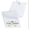 Printualist Personalized Golf Towel - Custom Embroidered Design & Name - Golf Club Design - 16" x 26", White, Absorbent Cotton Terry Velour Fabric view 1