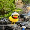 2 Pack - Upgrade Enhanced Helmet Lovely Yellow Duck Bike Bell, Kids Bike Horn, Rubber Yellow Duck Bicycle Accessories with LED Light and Propeller, for Kids Toddler Children Adults Sport Outdoor view 3