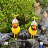 2 Pack - Upgrade Enhanced Helmet Lovely Yellow Duck Bike Bell, Kids Bike Horn, Rubber Yellow Duck Bicycle Accessories with LED Light and Propeller, for Kids Toddler Children Adults Sport Outdoor view 4