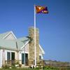 Split Texas vs LSU Tigers House Divided 3x5 Flag view 4
