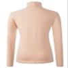 HieasyFit Women's Cotton Turtleneck Top Basic Layering Thermal Underwear(Beige M) view 2