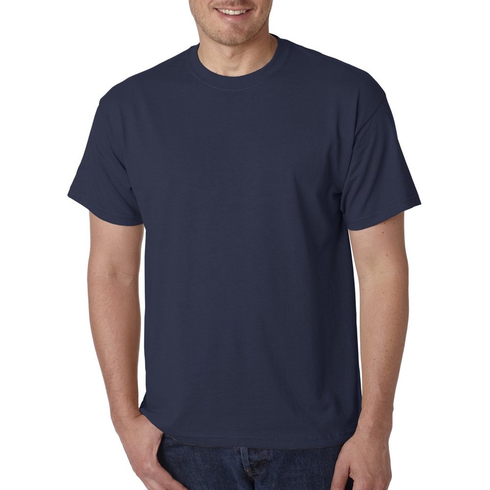 Foxfire Big and Tall Pocketless T-Shirts (Big 5X, Navy)