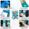 Azarxis Hydration Running Vest Backpack Pack 5L for Women and Men Jogging Trail Race Marathon Cycling Hiking (Mint Blue Backpack Only) view 4