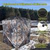 THUNDERBAY SPUR Collector 3 Person Hunting Blind, Portable Ground Blind with Silent Sliding Window, Portable Durable Hunting Tent for Deer & Turkey Hunting view 3