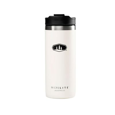 GSI Outdoors, Microlite JavaPress, White, 14.3 Fluid Ounces