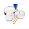 GSI Outdoors Stainless 1-Person Mess Kit for Camping and Backpacking view 1