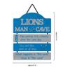 FOCO Forever Collectibles NFL Detroit Lions Wood SignWood Man Cave Sign, Team Colors, One Size view 3