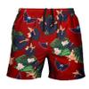 FOCO NHL Washington Capitals Mens Team Logo Floral Hawaiian Swim Suit Trunksteam Logo Floral Hawaiian Swim Suit Trunks, Team Color, XXL/ 36" - 38" view 2