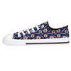 FOCO Auburn Tigers NCAA Womens Low Top Repeat Print Canvas Shoes - 9 view 2