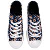 FOCO Auburn Tigers NCAA Womens Low Top Repeat Print Canvas Shoes - 9 view 3