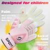 Sportout Kids Goalkeeper Gloves, Soccer Goalie Gloves with Double Wrist Protection and Non-Slip Wear Resistant Latex Material to Prevent Injuries view 2