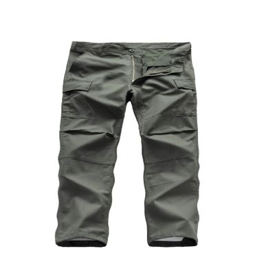 BACKBONE Mens Casual Street Fashion Camo Cargo Pants Army Combat Military BDU Pants Work Hunt Pants (Size 34, Army Green - Ripstop)