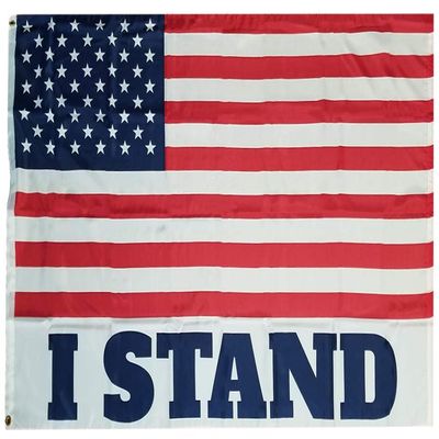 3x5 I Stand USA American 50 Star 100D Woven Poly Nylon Flag 5x3 Banner Grommets Heavy Duty (RUF)