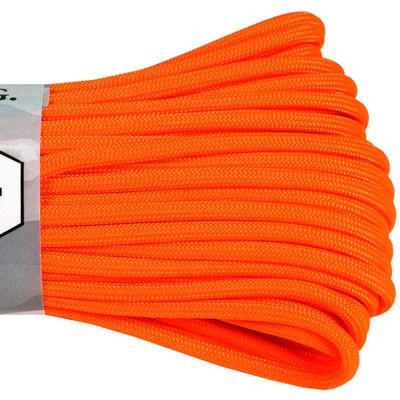 Atwood Rope MFG 550 Paracord 300 Feet 7-Strand Core Parachute Cord (Neon Orange)
