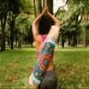 Handmade Yoga Mat Bag Tadasana, Yoga Mat Carrier (Beige) view 2