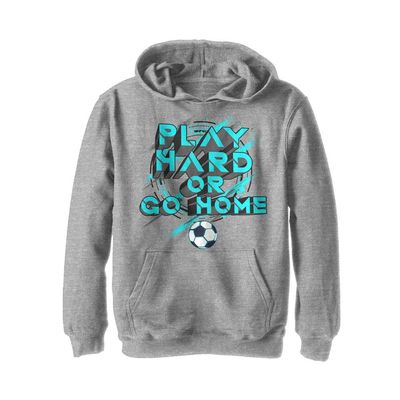Fifth Sun Boys' Hooded Sweatshirt, Athletic Heather, Medium