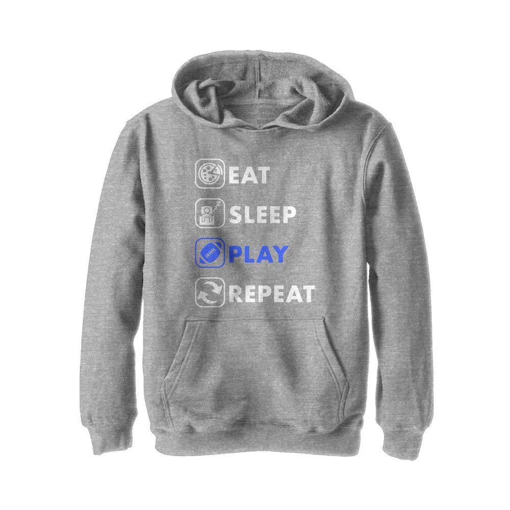 Fifth Sun Boys' Hooded Sweatshirt, Athletic Heather, Medium