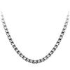 555Jewelry 5mm Stainless Steel Box Chain Necklace for Men & Women, Stainless Steel Necklace for Men, Necklace Chain For Men, Sliver 18 Inch view 1