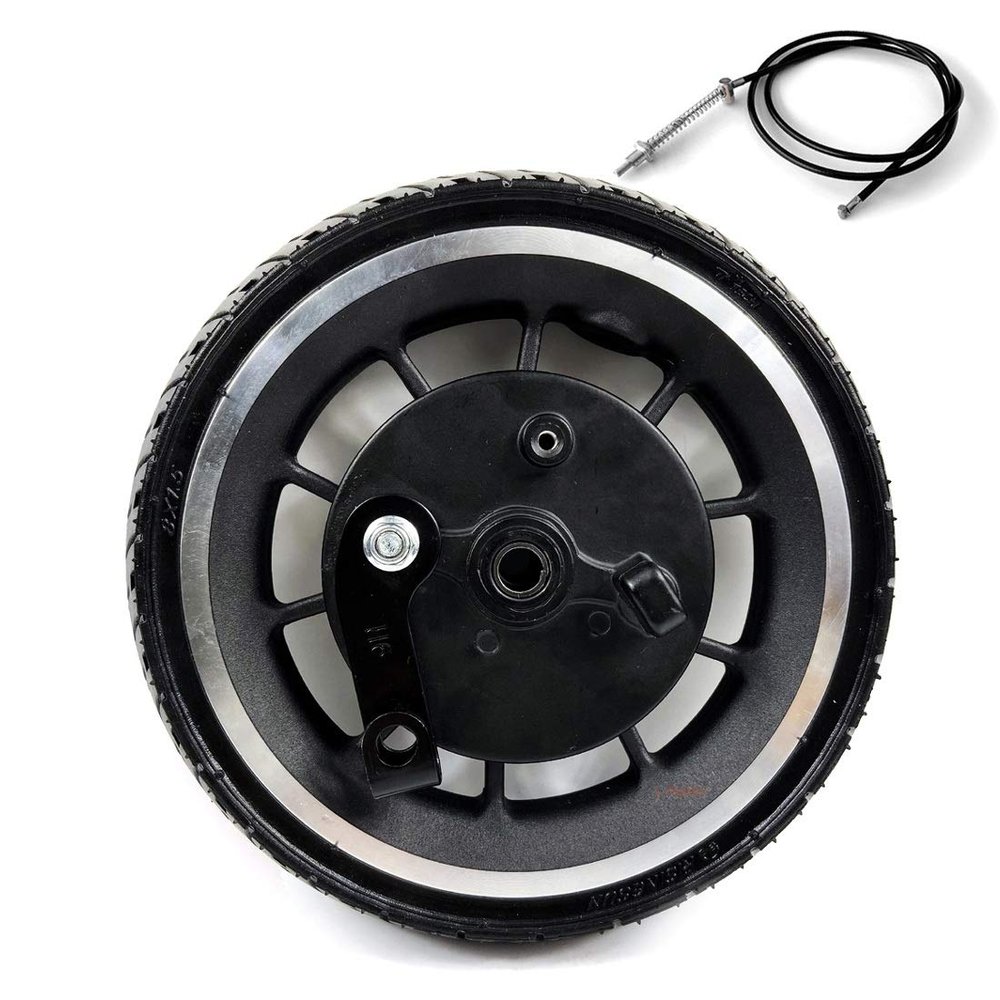 8-inch Scooter Wheel With Brake 8 Inch Solid Wheel With Drum Brake 200mm Tubeless Tyre And Expansion Brake The Hub Width 45mm (wheel with cable180)