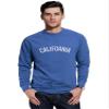 Daxton California Sweatshirt Athletic Fit Pullover Crewneck French Terry Fabric, Slate Sweatshirt White Letters, XS view 1