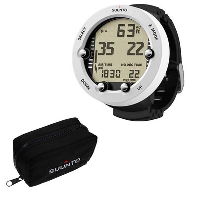 Suunto Vyper Novo Lite White - USB Cable, Bungee And Rubber Boot Sold Separately