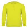 B-Core L/S Hood Tee Safety Yellow X-Small view 1