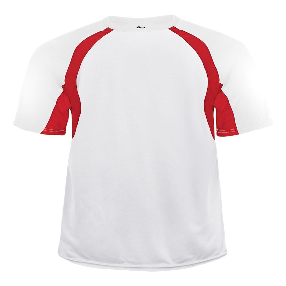 Hook Tee White/Red 2X-Large