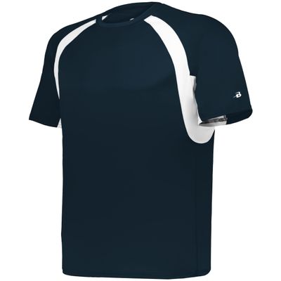 Hook Tee Navy/White 2X-Large