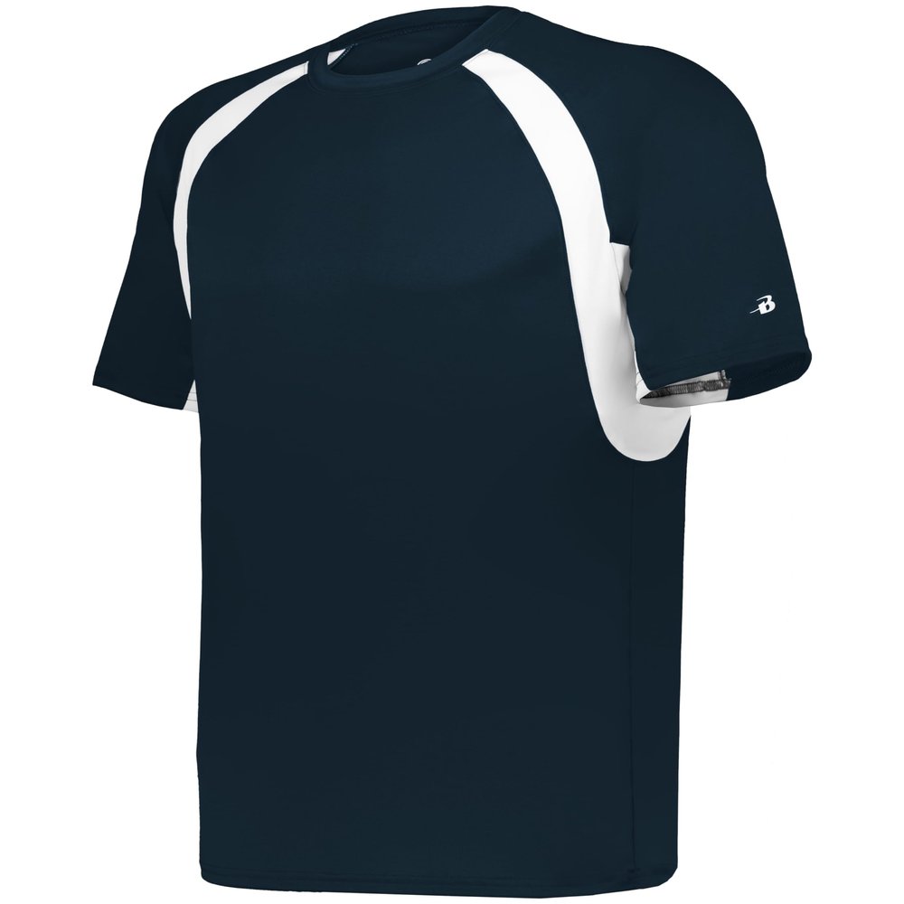 Hook Tee Navy/White 2X-Large