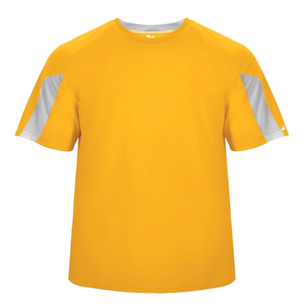 Badger Sports Striker Tee Gold/White 2X-Large