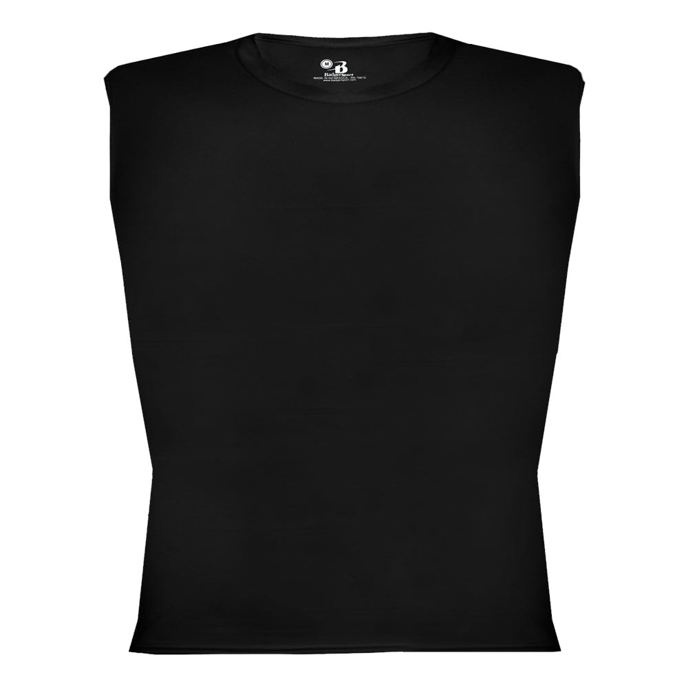 Pro Compression Sleeveless Black Large